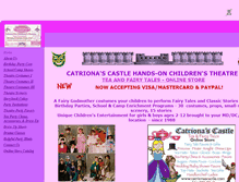 Tablet Screenshot of childrenstheatre.catrionascastle.com